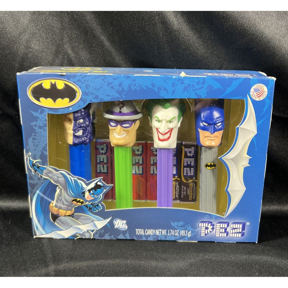 PEZ Dispenser DC Comics - Batman, Joker, Riddler & Two-Face Box Set